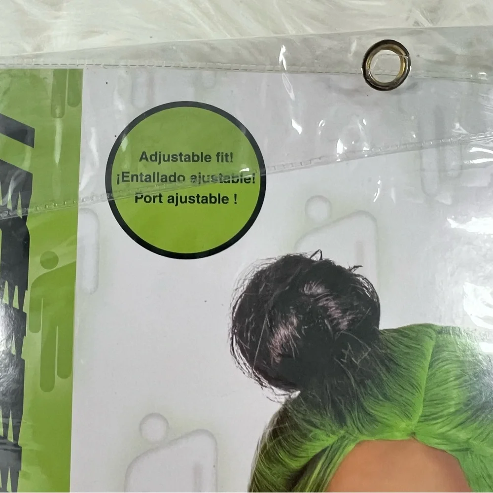 Billie Eilish green and black wig with buns Halloween costume NEW adjustable fit